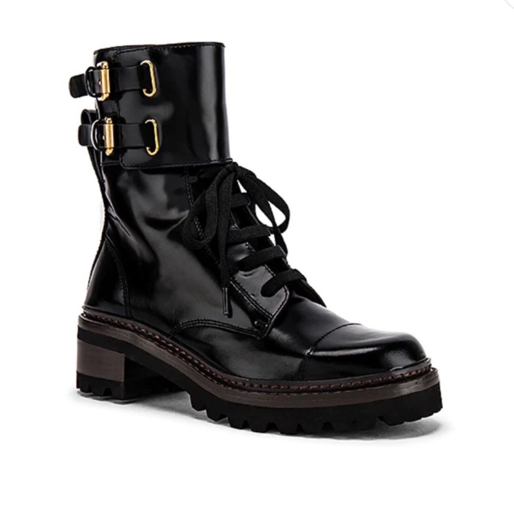 See by Chloe Mallory boot, size 38